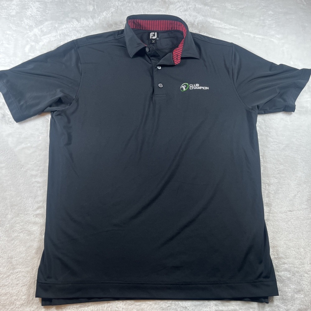 Footjoy Golf Polo Men's Size Large Black